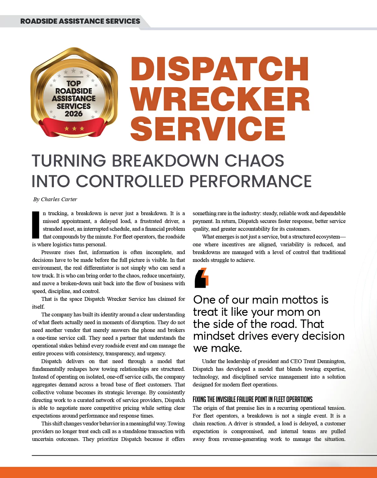  Roadside Assistance | Energy Business Review